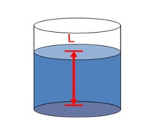 静置タンクによる重力沈降では水より比重の大きい固形分はタンクの底に沈降します。